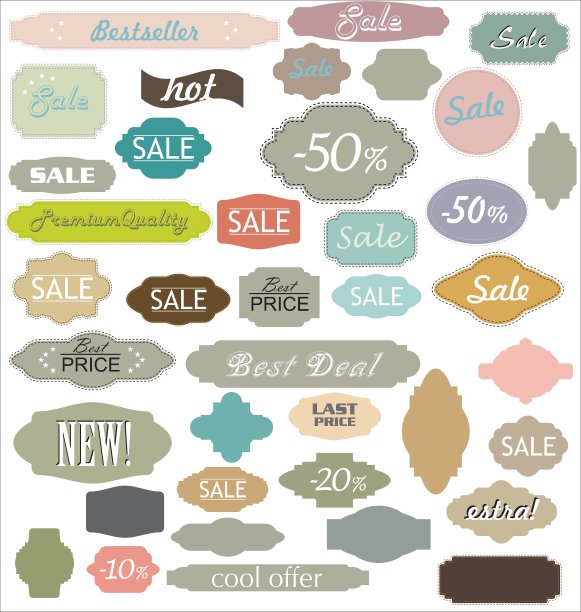 葡萄酒销售标签图片下载