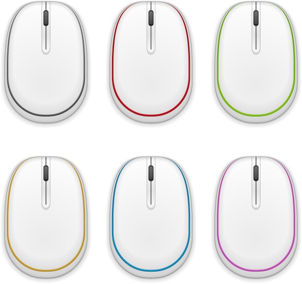 白色的电脑鼠标图片下载