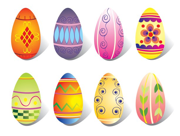 一套复活节彩蛋图片下载