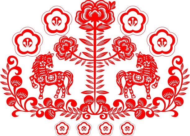 农历马年素材图片