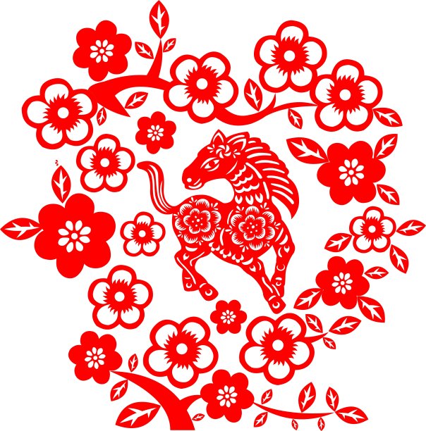 农历马年素材图片