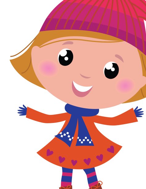 冬天的女孩图片下载