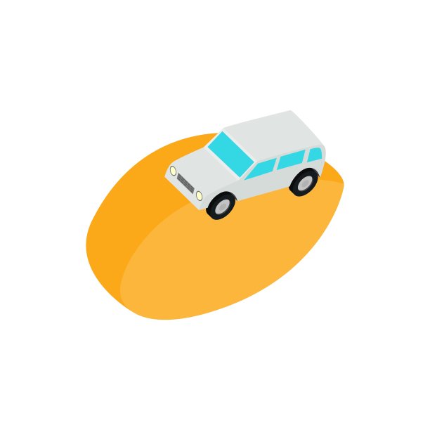 沙漠车图标等距3d风格图片下载