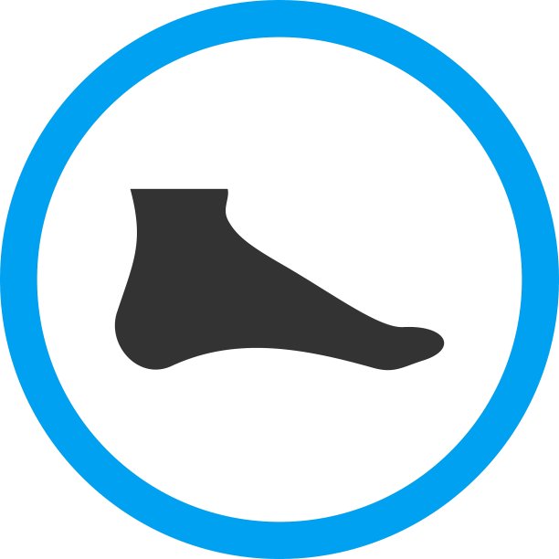 脚圆形图标图片下载