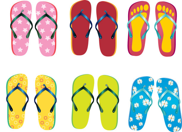 沙滩拖鞋图片下载