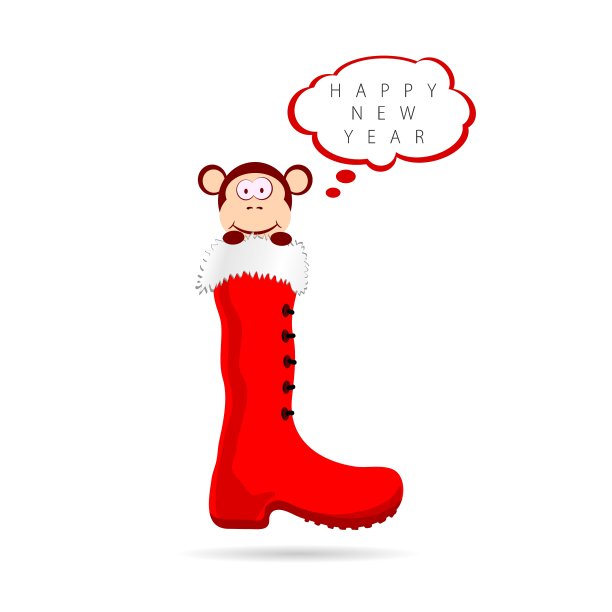 猴年新春色图片下载