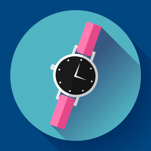 腕表智能时钟图标图片下载