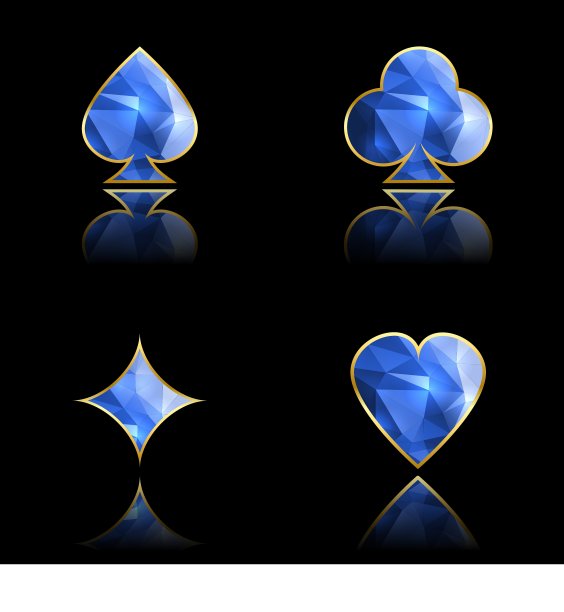 一套金卡套装与水晶图片下载