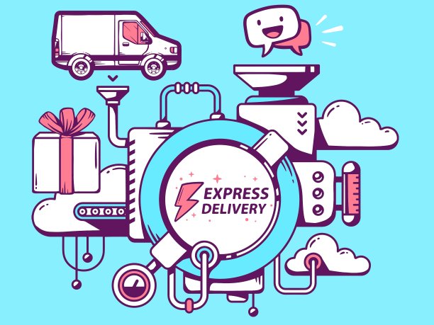 机制快递及相关I图片下载