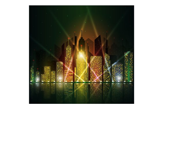 明亮的夜晚的城市图片下载