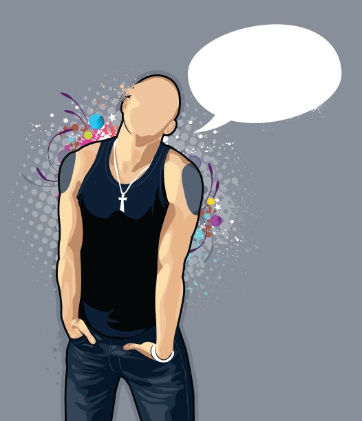 漫画的人图片下载