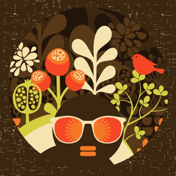 黑发女子，头发奇怪图片下载