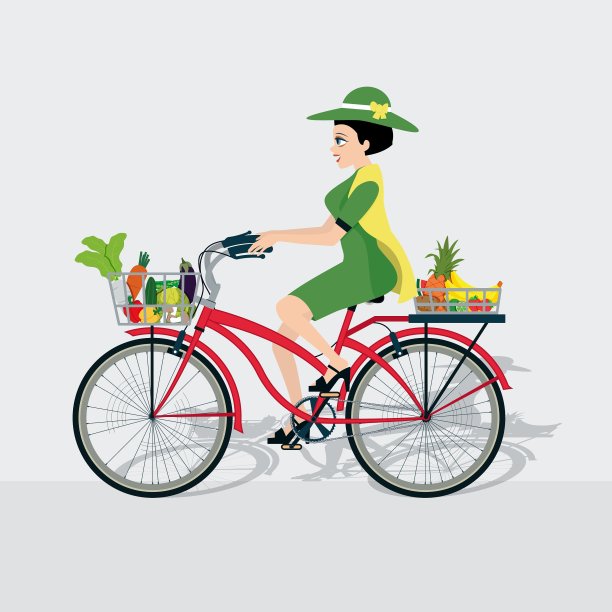 自行车的蔬菜图片下载