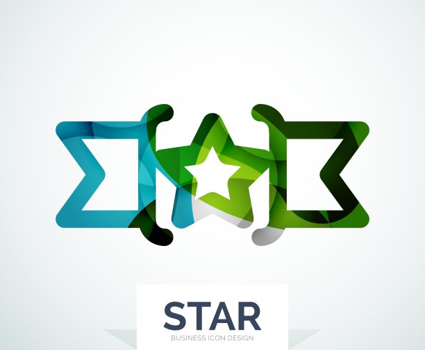 抽象色彩标志设计图片下载