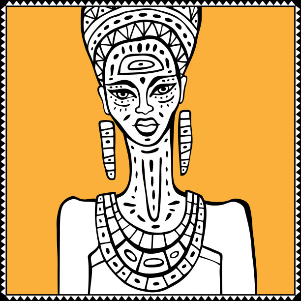 非洲女性肖像图片下载