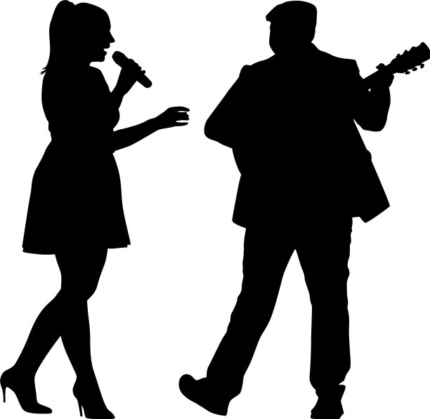 歌手和吉他手图片下载
