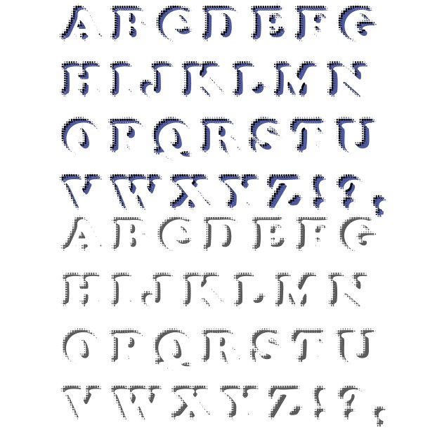 一组字母半音字母表图片下载