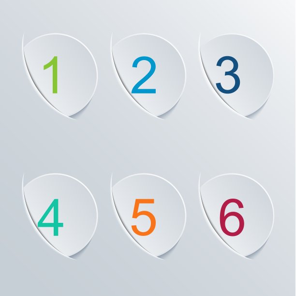 现代圆信息图背景图片下载