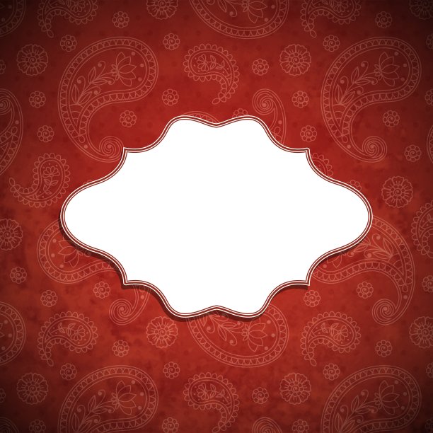 印度风格的框架图片下载