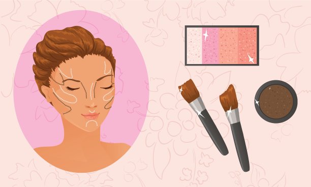 脸部轮廓线图片下载