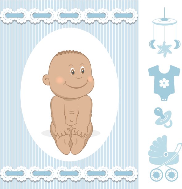 可爱的非洲男婴图片下载