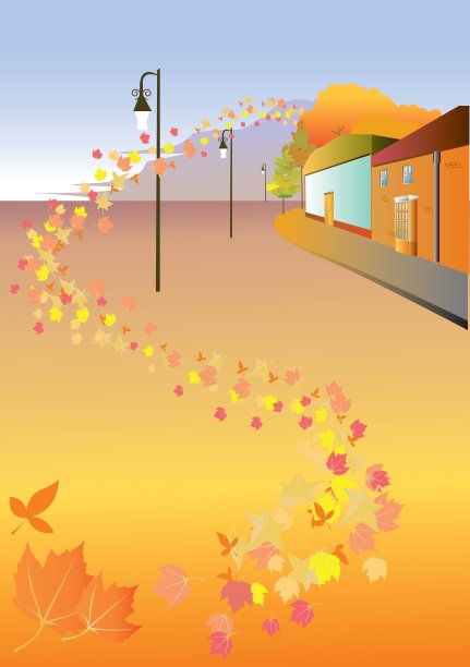 城市的秋天图片下载