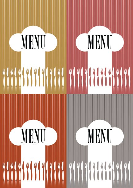 一套菜单卡封面图片下载