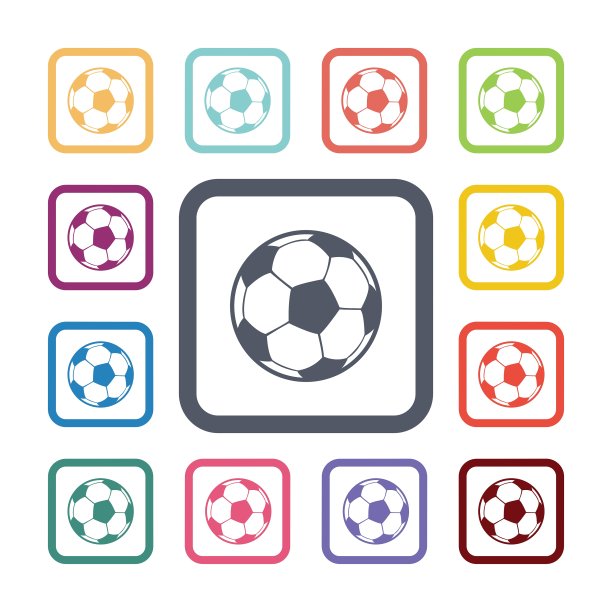 球形平面图标集图片下载