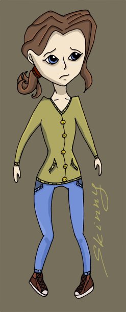 厌食症的女孩图片下载