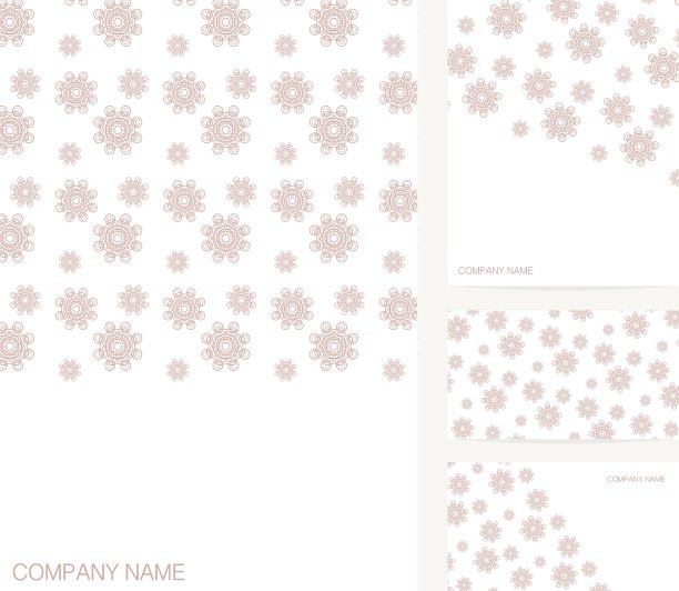 一套名片和邀请卡模板图片下载