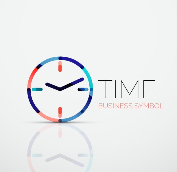 抽象的标志概念时间概念或时钟图片下载