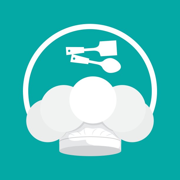 厨师设计供应图标餐厅概念图片下载