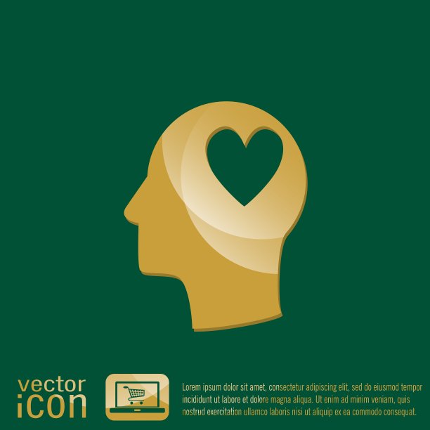 偶像头认为剪影人和他的思想图片下载