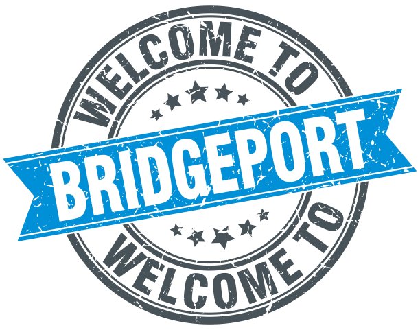 欢迎来到布里奇波特蓝轮复古邮票图片下载