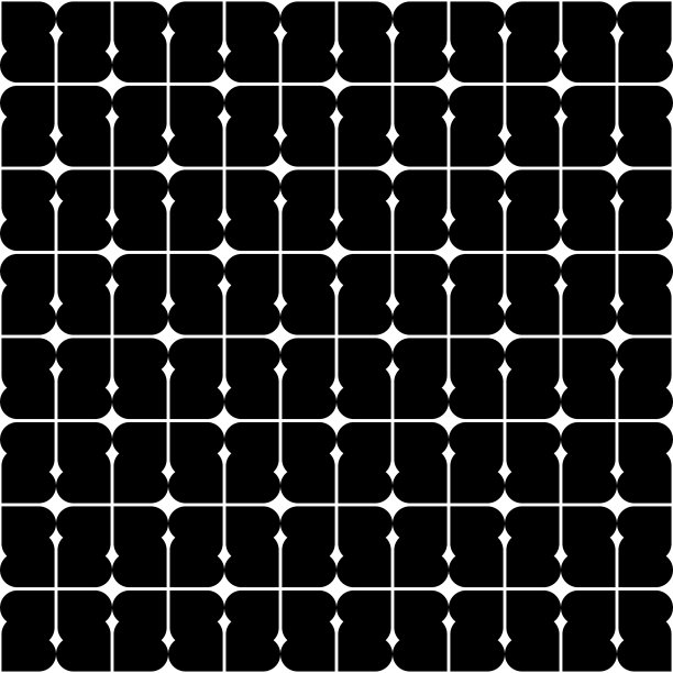 黑白几何无缝图案图片下载