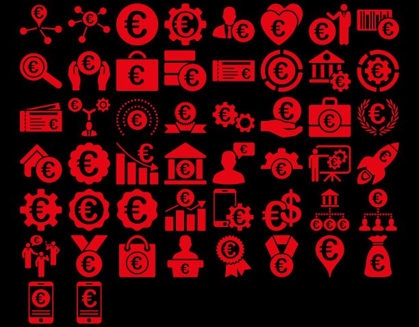 欧元业务图标图片下载