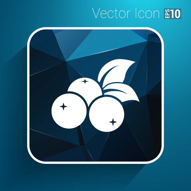 蓝莓农场多汁的标志标志图片下载