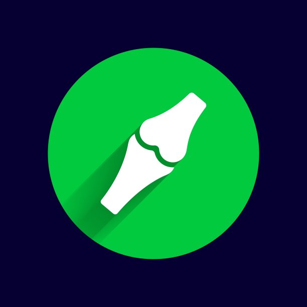 膝关节标志标志骨骼膝关节健康人类图片下载