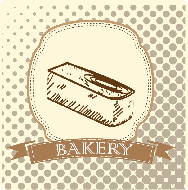 面包店设计元素图片下载