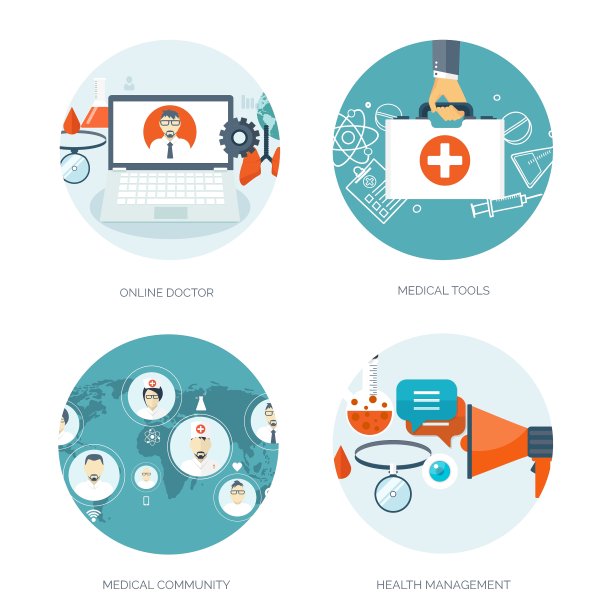 平面医疗背景设置图片下载