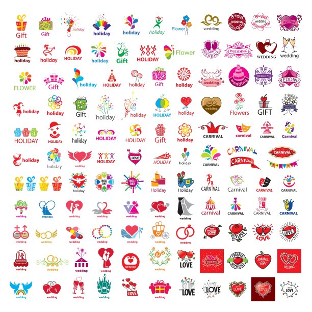 大量的标志假日图片下载