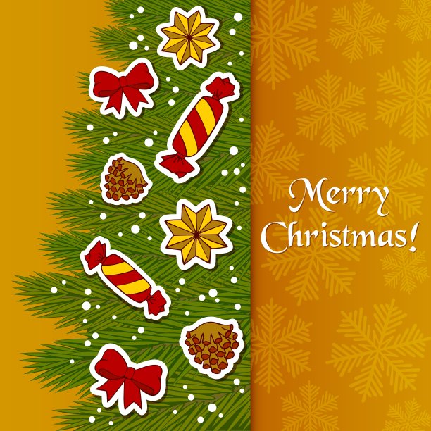 圣诞贺卡图片下载