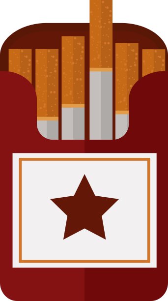 打开香烟包装麻醉产品包装盒图片下载