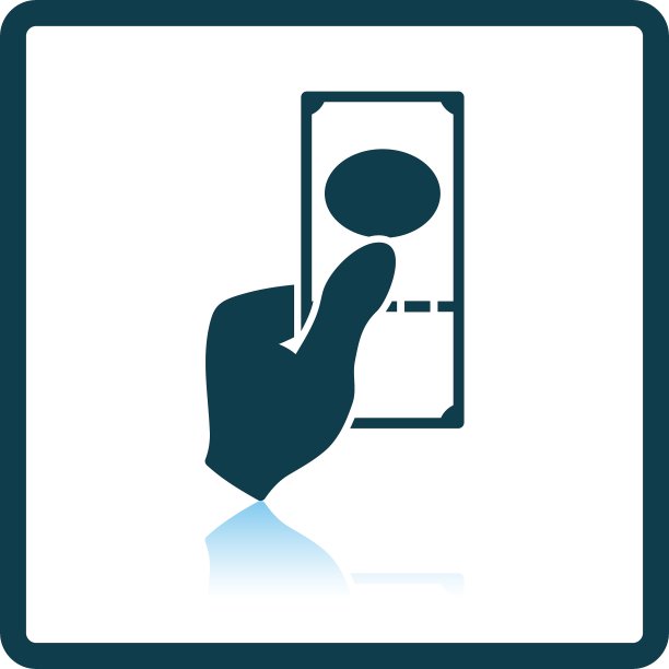 拿着美元图标图片下载