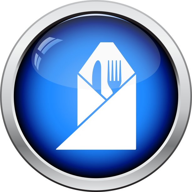 刀叉包餐巾纸图标图片下载