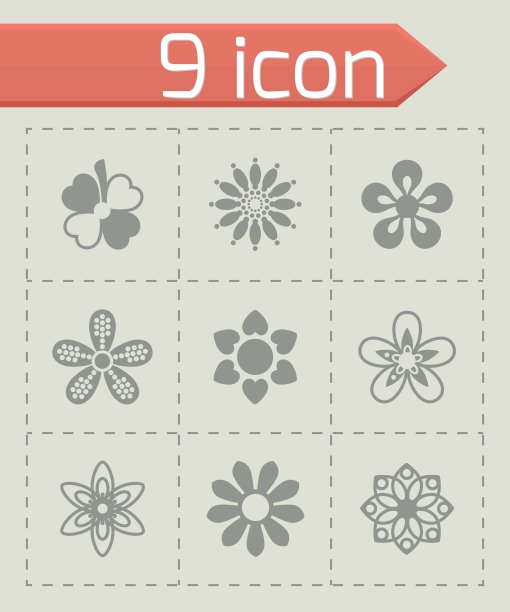 花朵图标设置图片下载