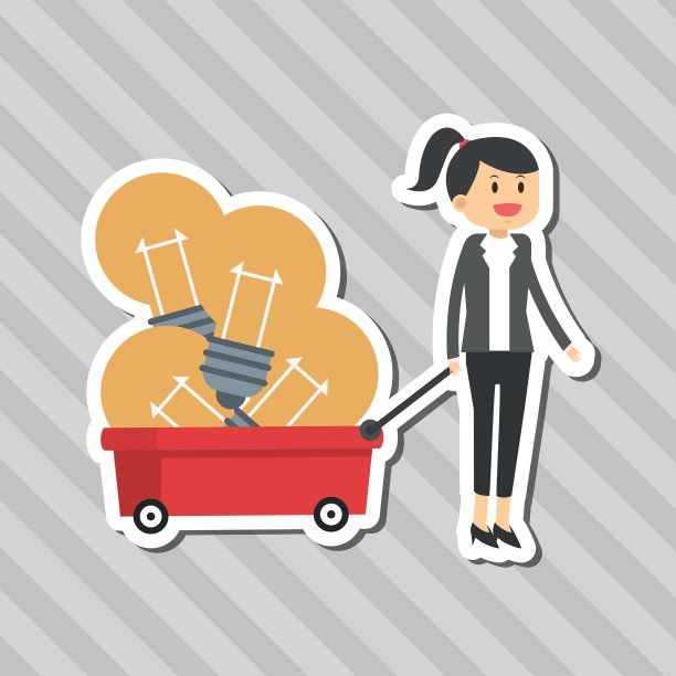 平实的商人设计图片下载