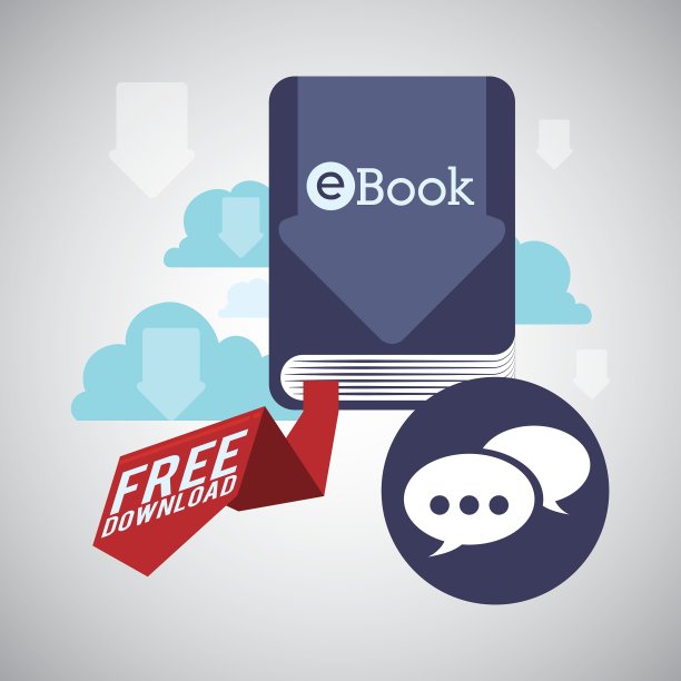 电子书设计阅读图标白色背景图片下载