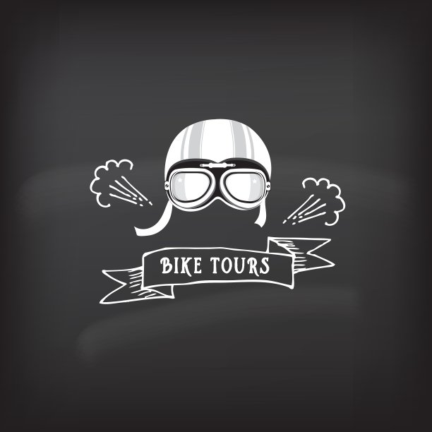 自行车旅游设计理念图片下载
