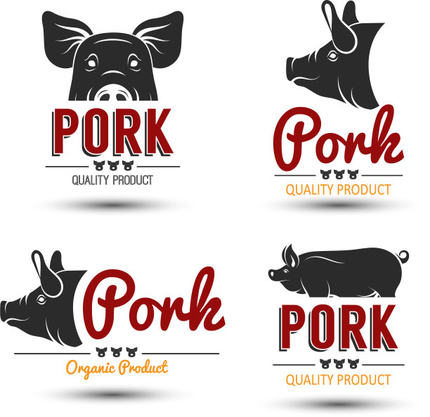 猪肉的标签图片下载
